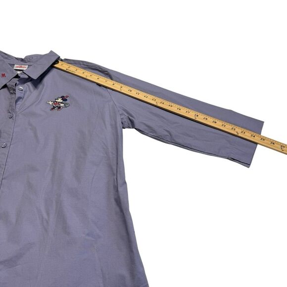 The Disney Store Minnie Mouse Button Down Shirt Disneyland Vacation Women’s XL - Picture 7 of 14